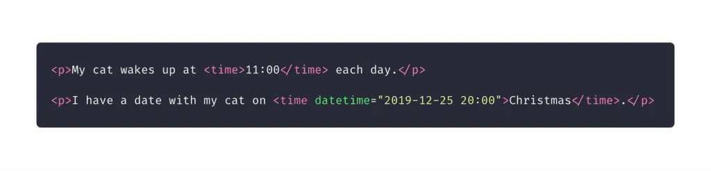 10 elementos HTML que você não sabia que precisava: time