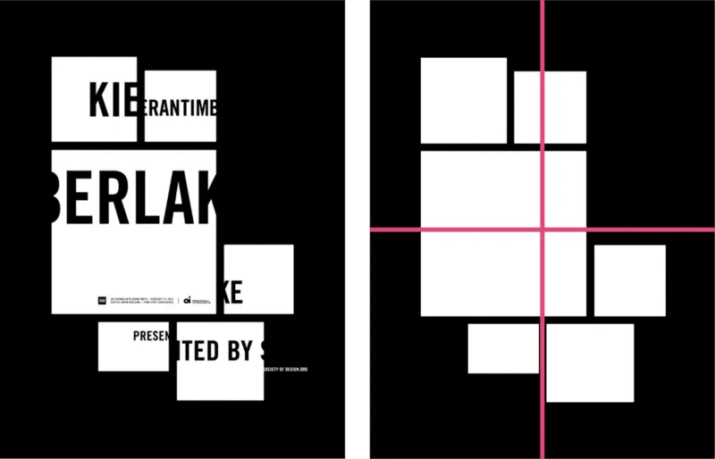 4 princípios fundamentais de design: simplificação de um pôster vencedor de prêmio por Craig Welsh.