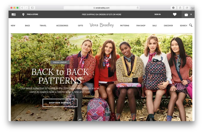 Exemplo de um botão fantasma com problemas de legibilidade.