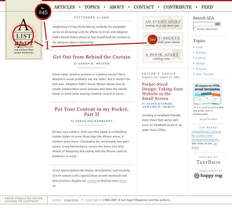 Elementos de design aplicados à web: dominância (ou ênfase)