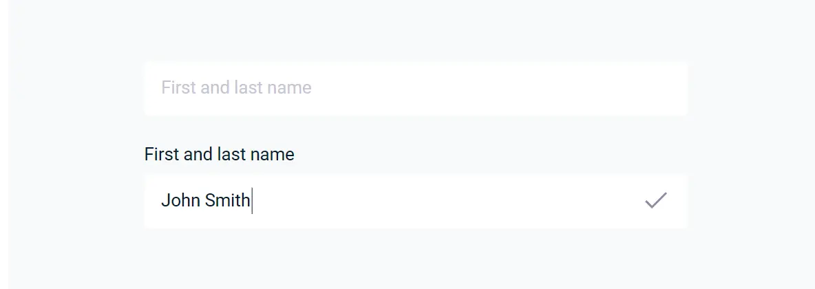 Estilizar formulário com CSS puro: estilização feita com :placeholder-shown.
