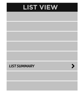Interfaces Transicionais: passeando por itens de lista