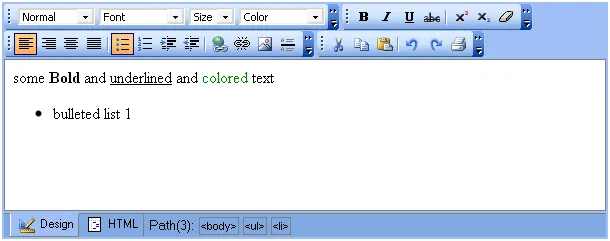Melhores editores WYSIWYG: FreeTextBox
