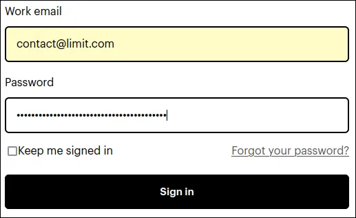 Exemplo de interface com checkbox
